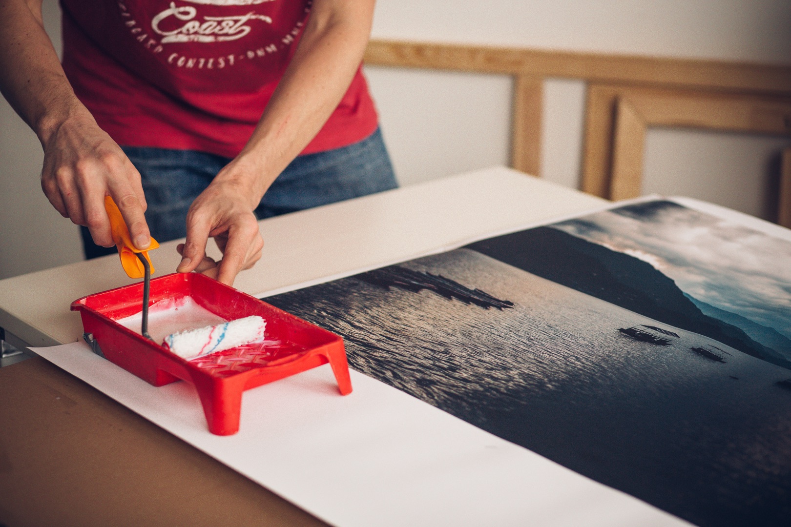 Obraz na plátně finální úpravy